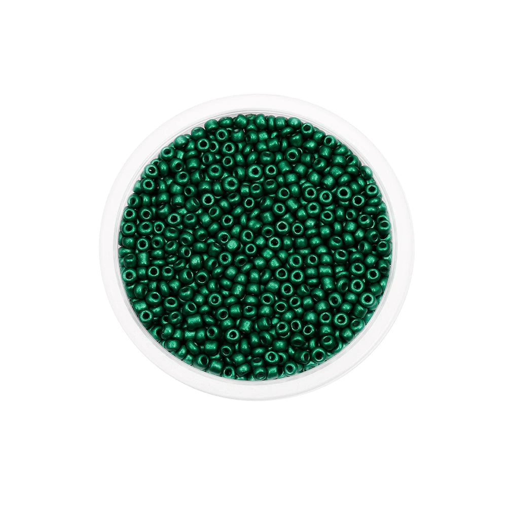 Czech Glass Seed Beads 3/4mm 300/600Pcs - Small Round Loose Charm Beads for DIY Jewelry Making, Earrings, Bracelets & Crafts