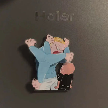 Haaland Spinning Fridge Magnet - Funny Football Cartoon Gift & Fan Collectible Decor