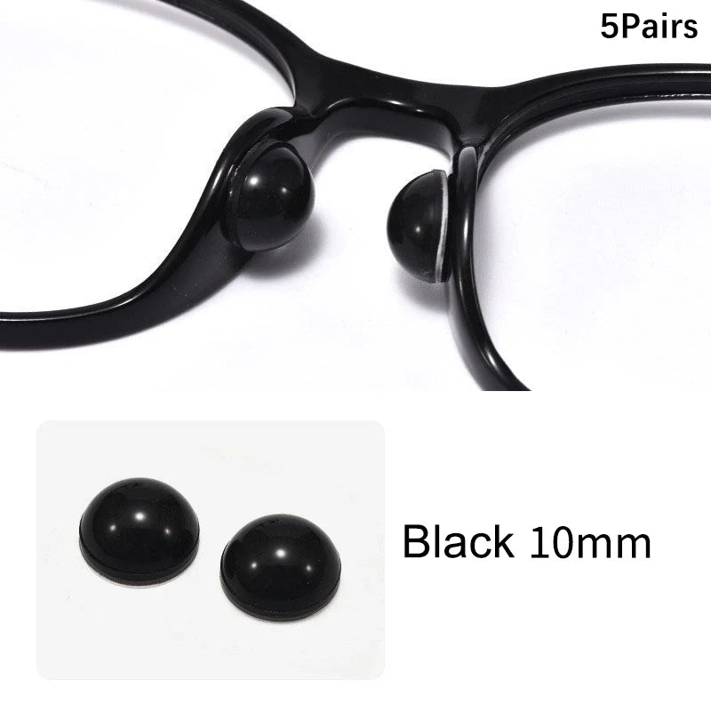 Anti-Slip Silicone Eyeglass Nose Pads – Invisible Self-Adhesive Air Cushion Nose Holders for Glasses Comfort & Fit Support