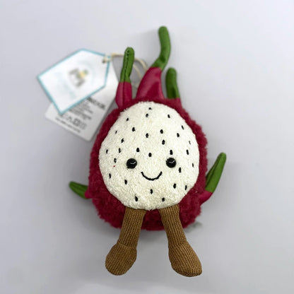 Cute Golf Ball Plush Keychain - Grape Jellyfish Hippo Elephant Bag Charm Mini Plush Toy Collection