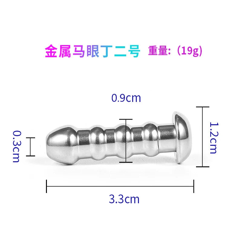 28-Piece Stainless Steel Urethral Sound Set – Hollow Urethra Dilator & Male Stimulation Chastity Toy