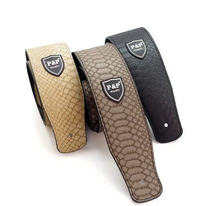 Vintage 2.5 Inch Guitar Strap - Adjustable Soft Embroidered Belt for Classical & Bass Guitars, Music Accessories