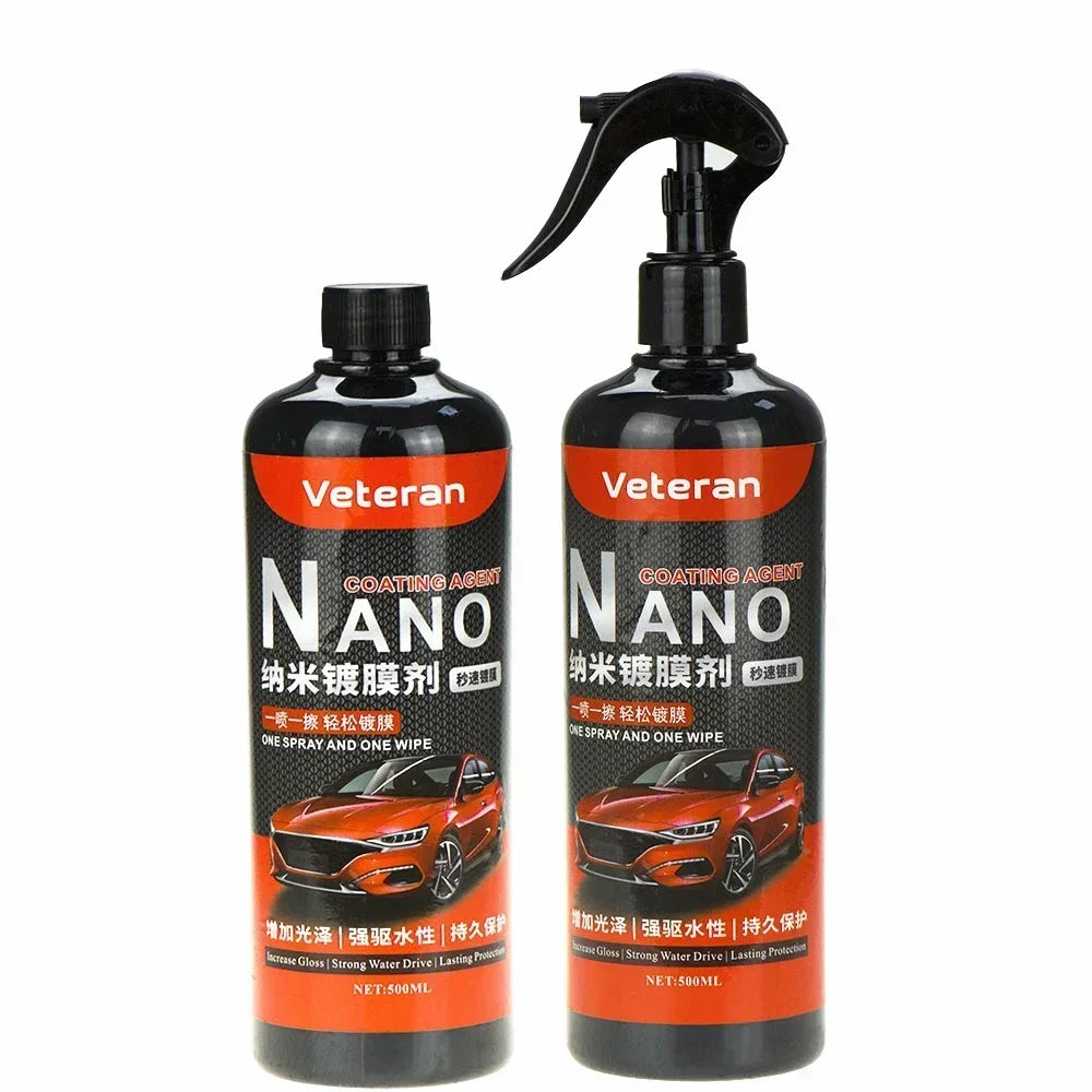 500ML/250ML Car Ceramic Coating – 9H Hardness Nano Glass Polish for Car Detailing & Protection