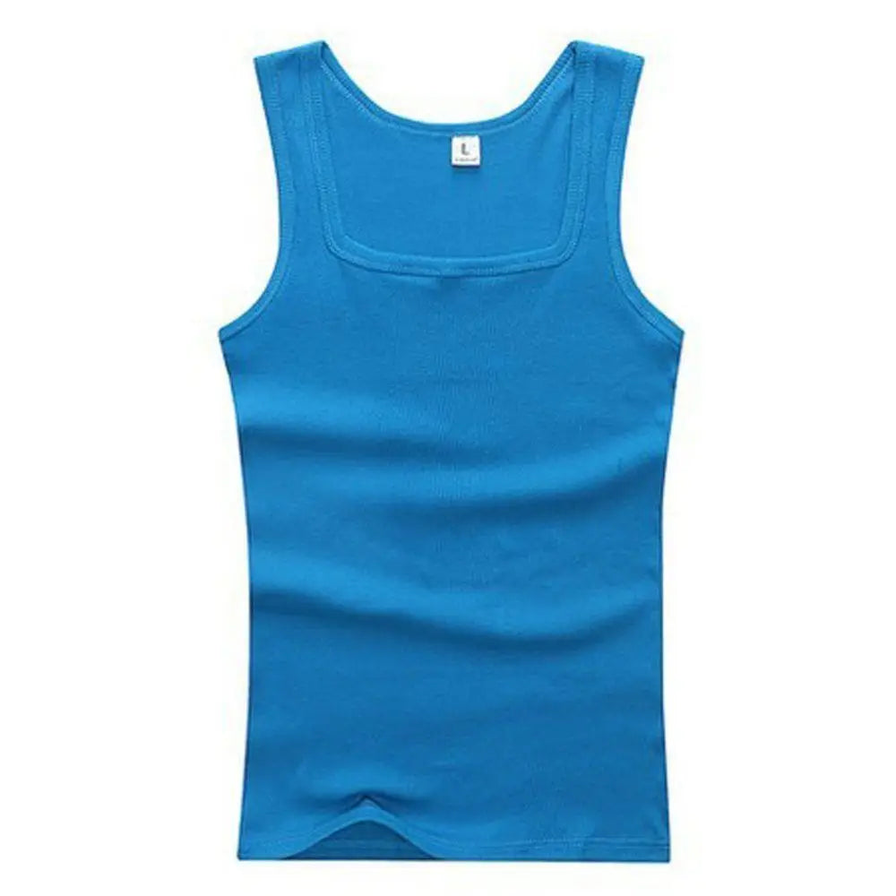 Summer Plus Size Cotton Tank Top for Men & Women – Black, White & Gray Fitness Muscle Vest Sleeveless Singlet Shirt