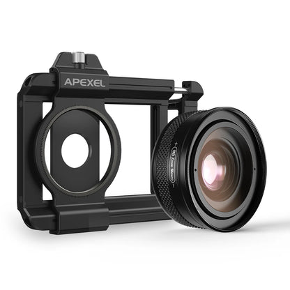 APEXEL 10-20X Zoom HD Macro Lens – Micro Phone Camera Lens for iPhone, Samsung & All Smartphones Eye Macro Photography