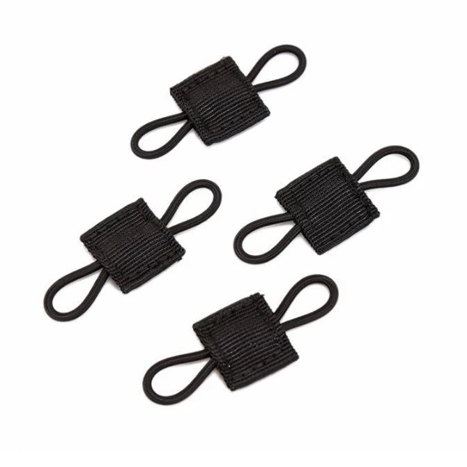 4/10Pcs MOLLE Elastic Retainer Straps - Tactical Webbing Attachment Buckles for Antenna, Flashlight & Gear Organization