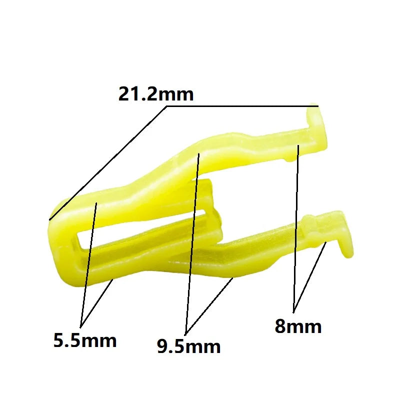 50Pcs Center Console Radio Dash Trim Clips - Bezel & Switch Retainers for Car Audio & Navigation