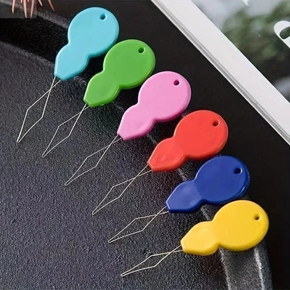 Easy Threading Sewing Needles - Plastic Threading Tools for Hand Sewing, Quilting & Crafts