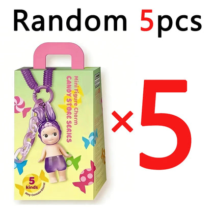 Dinosaur and Candy Mini Mystery Box – Cute Cartoon Collectible Figurines for Car Decor, Birthdays, and Gifts