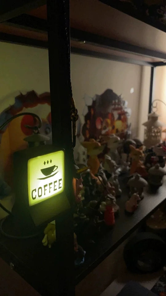 Coffee Shop Magnetic Fridge Stickers – Creative Convenience Store Light Signs, Luminous 711 Light Box Home Decor