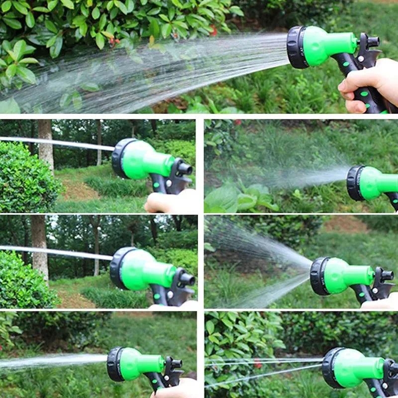 2024 Expandable Magic Garden Hose – High-Pressure Water Gun with 7 Spray Functions for Car Wash & Home Garden Watering