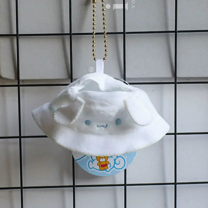 Sanrio Doll Clothing & Accessories Set – Hello Kitty, My Melody & Kuromi Outfit for Labubu V1/V2 Dolls with Hair Band & Messenger Bag