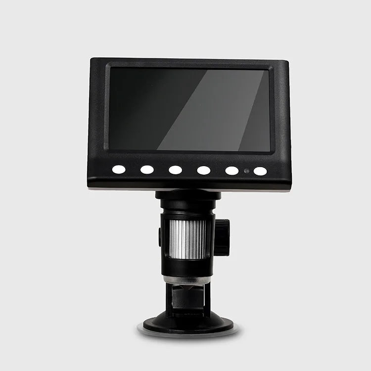 Hayve 4.3” Digital Microscope DM7 – 1600X 1080P USB Soldering Microscope with 8 LEDs for PCB Repair, Windows & Mac Compatible Inspection Tool