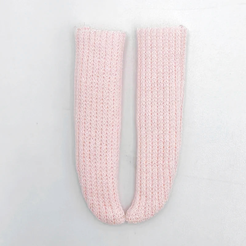 Blythe Doll Socks — Long Stockings in Black, White, Pink & Candy Colors for OB24, OB22, Azone Dolls