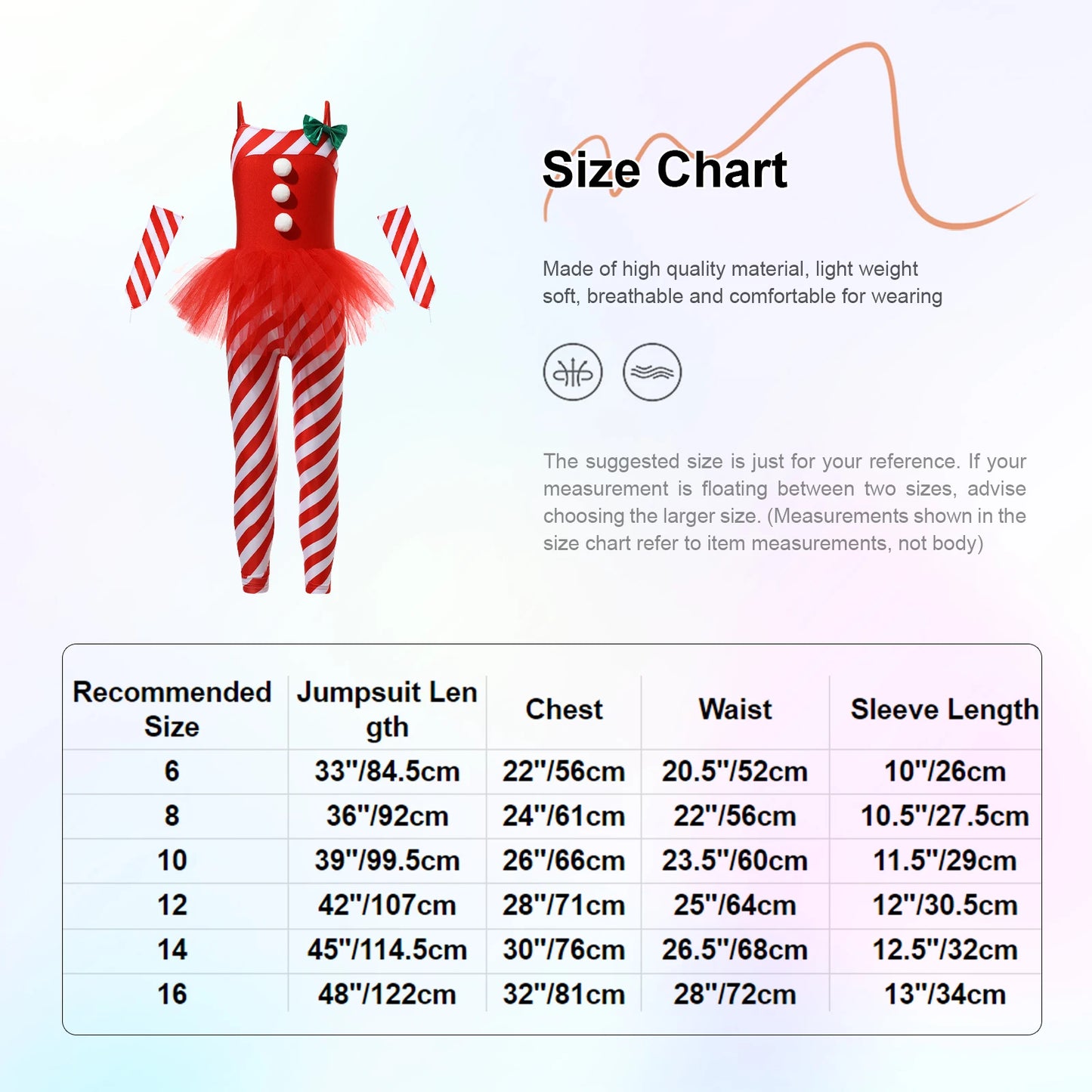Kids Candy Cane Striped Christmas Tutu Leotard — Sequined Santa Bodysuit for Ballet & Gymnastics