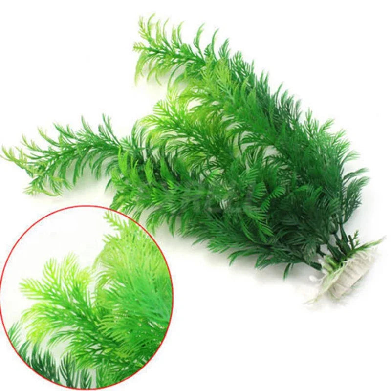 Artificial Aquarium Plants - Simulation Water Weeds Ornament, Aquatic Grass Decoration for Fish Tanks