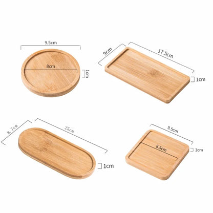 Bamboo Storage Tray – Wooden Bathroom Organizer for Shampoo, Body Wash & Toiletries, Multi-Function Countertop Accessory