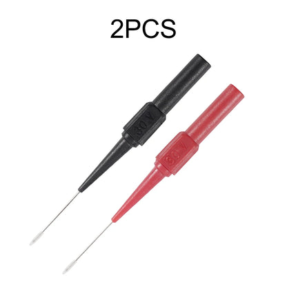 30V Car Test Probe Leads - Auto Multimeter Extension Back Piercing Needle Tips for Diagnostic Testing