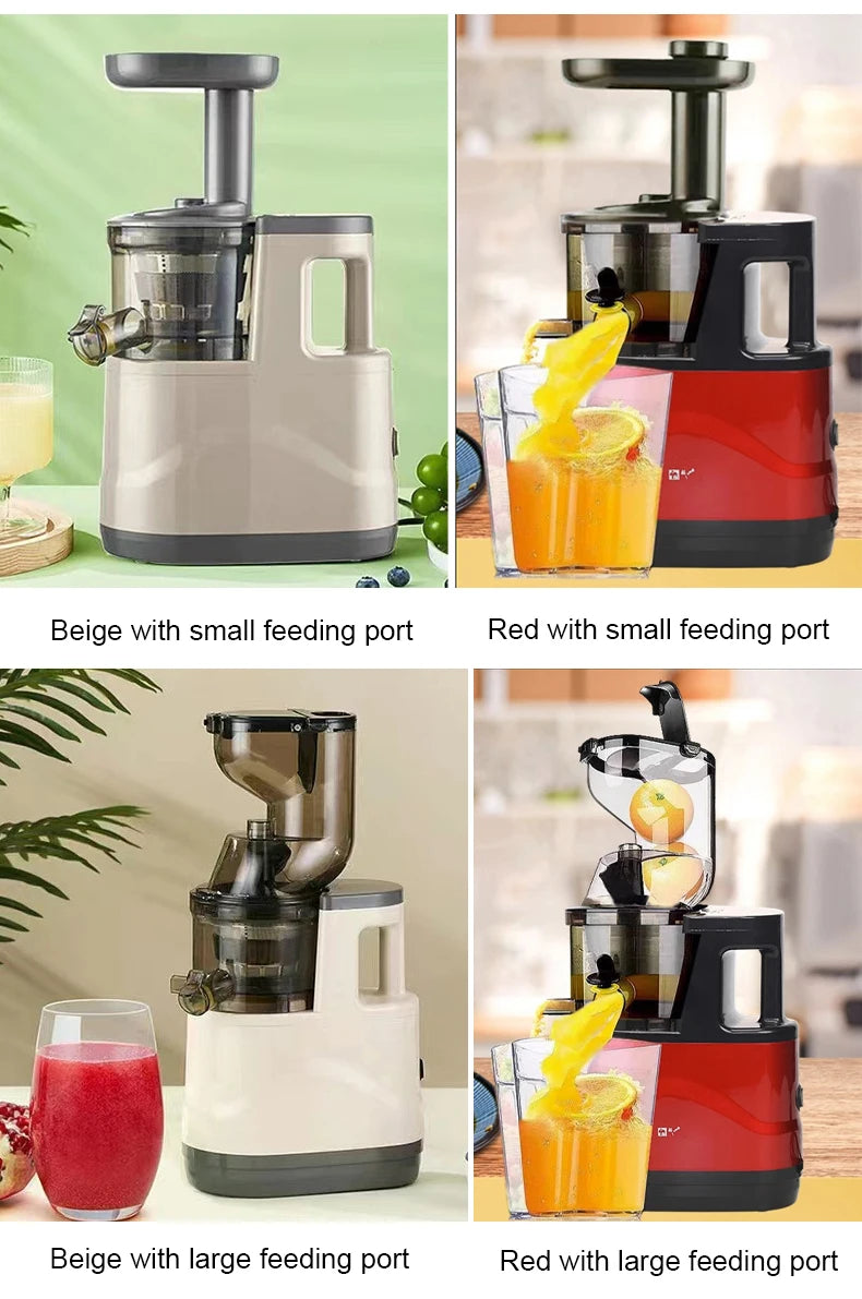 Portable Electric Fruit Juicer — Mini Household Juicer Cup for Fresh Orange & Fruit Juice Separation