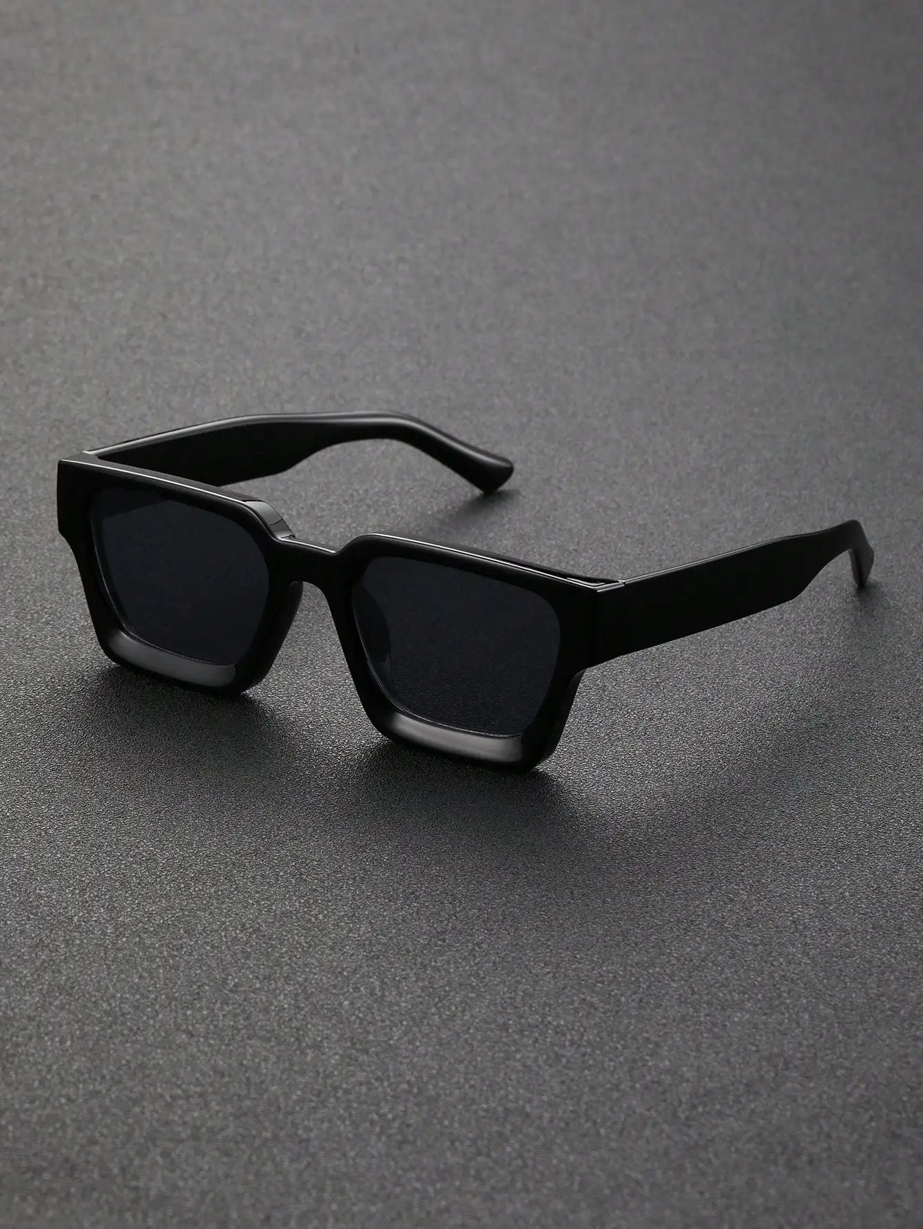 1 or 2 PC Classic Square Plastic Frame Sunglasses – Unisex Daily Fashion Shades & Eyewear Accessories
