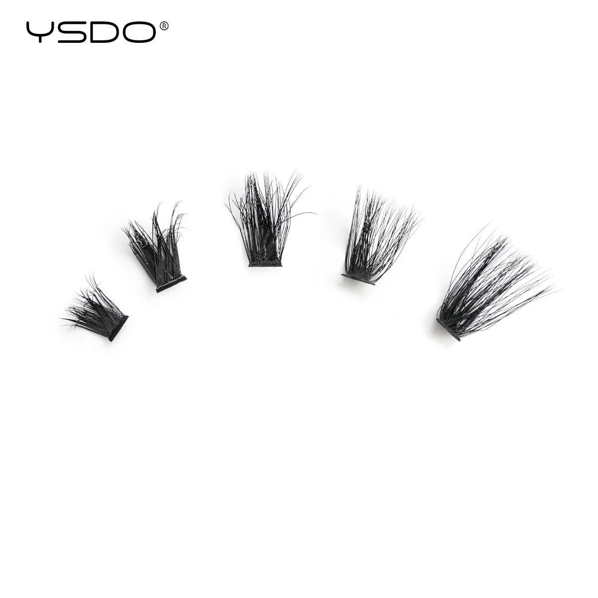 YSDO Premade Volume Fans Eyelash Extensions – 10/14 Rows Natural Mink Individual Cluster Lashes for Makeup