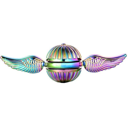 Golden Snitch Cupid Fidget Spinner - Metal Angel Wings Antistress Hand Spinner Toy for Kids & Gifts