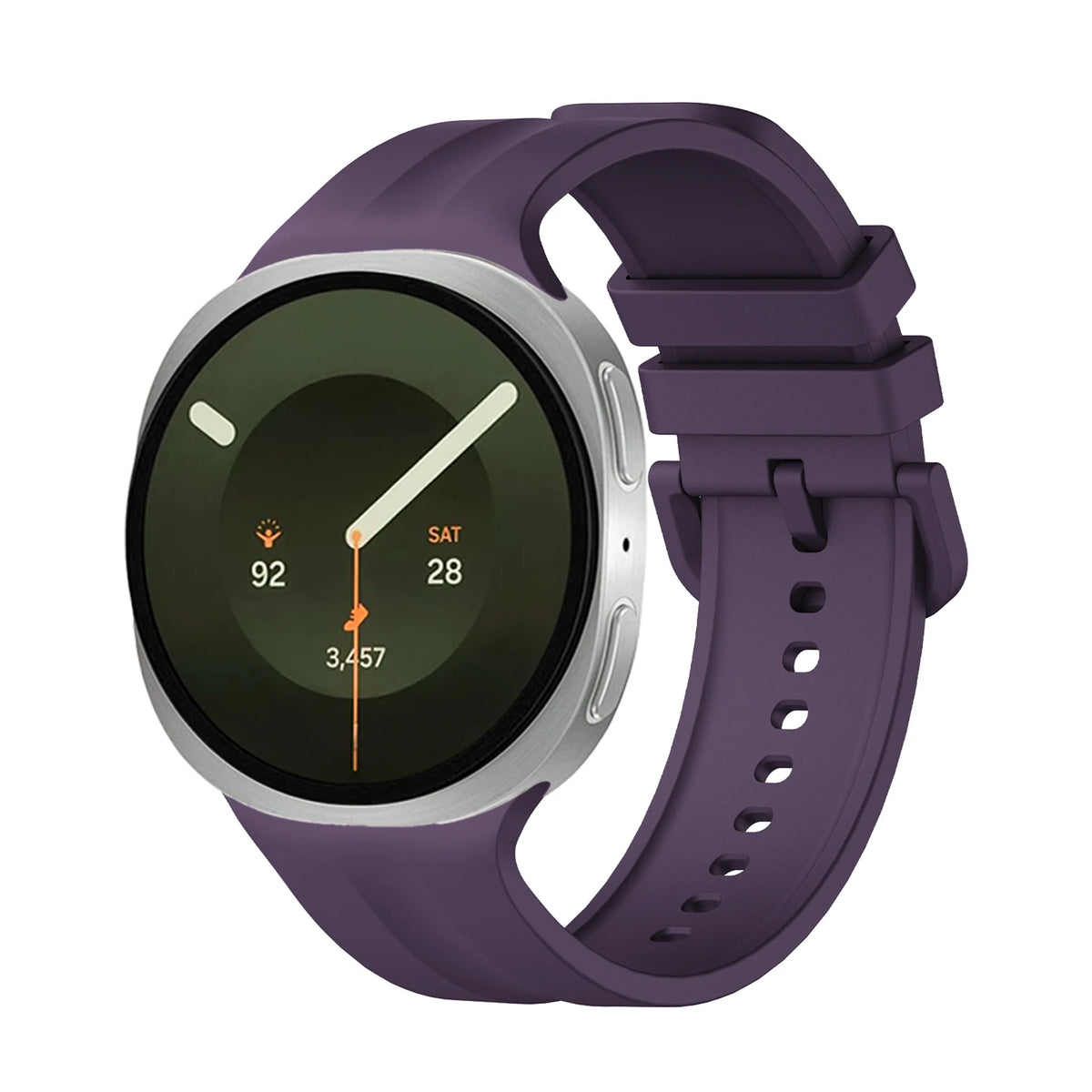 Silicone Sport Band for Samsung Galaxy Watch 9 and Watch 8 - Replacement Strap for 40mm, 44mm and Watch 8 Classic 46mm Models