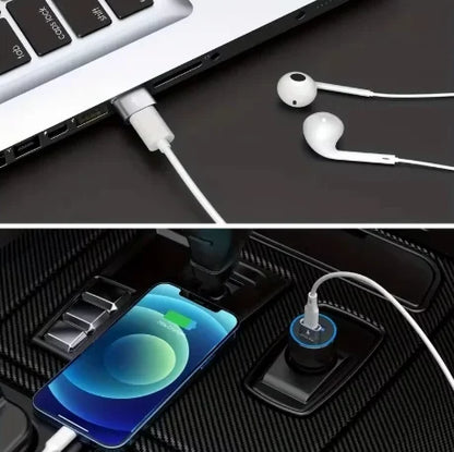 5PCS USB to USB C OTG Adapters - Durable Metal Converter for iPhone iPad Samsung S23 iWatch AirPods & Universal Devices