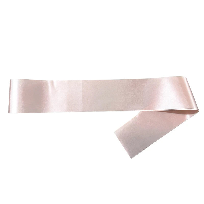 Custom Satin Sash - Personalized Text & Logo for Birthday, Wedding, Graduation, Retirement and Party Events
