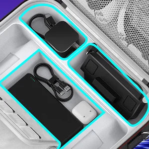 Steam Deck Carrying Case – Large Capacity Storage for Console & Accessories, Portable Case with Built-in Protection