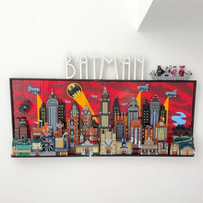 2025 New 76271 Batman: The Animated Series — Gotham City Building Blocks Toy with Advanced Ornamental Wall, Christmas Gift
