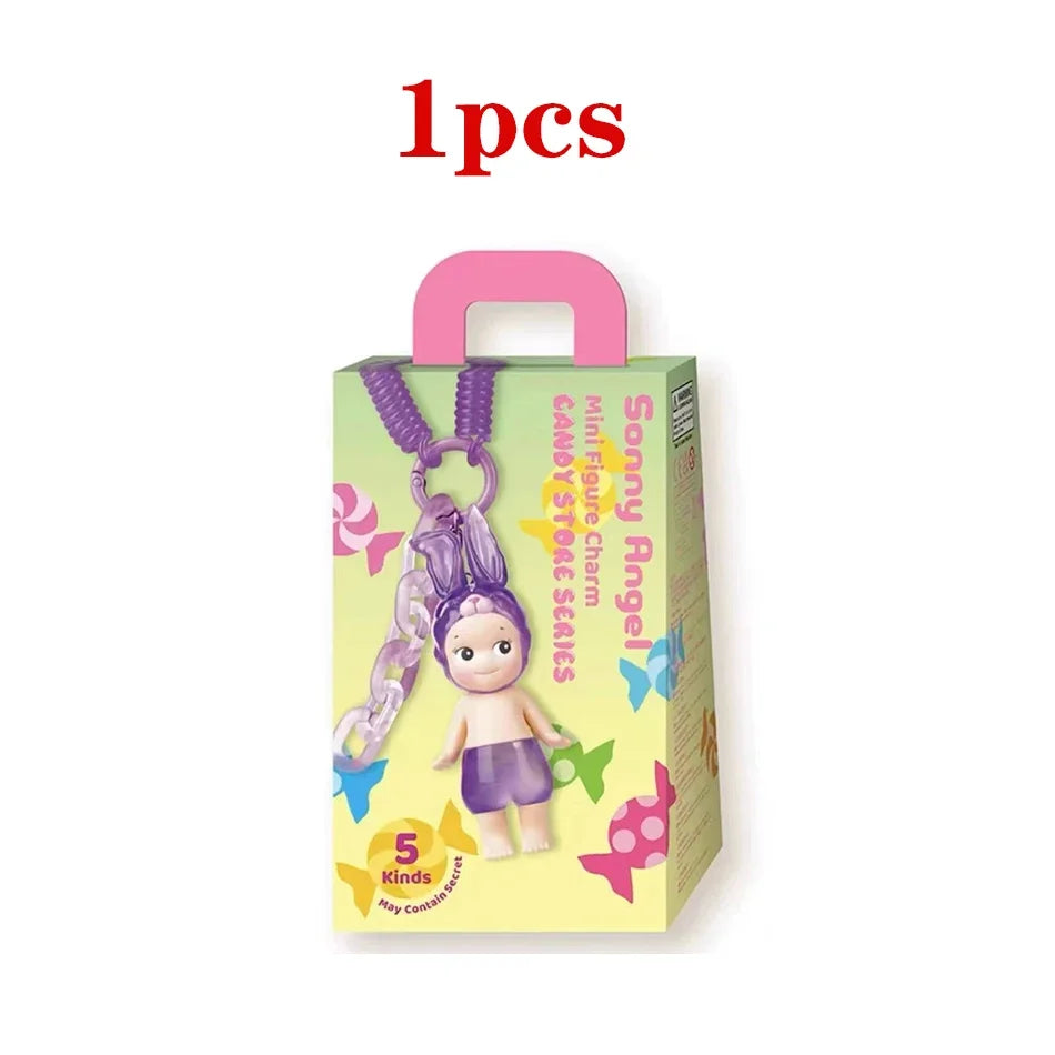 S Angel Little Angel Doll – Candy House Series Blind Box Keychain Pendant, Handmade Gift