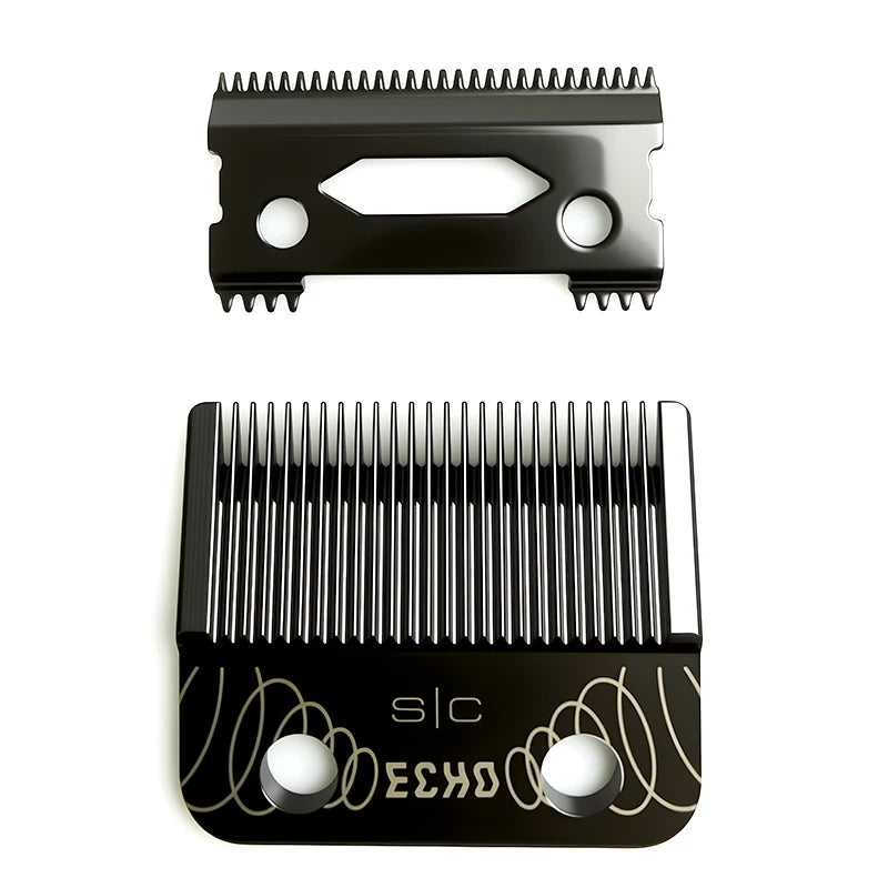 Professional Electric Clipper Replacement Blade - ECHO CRUNCH Compatible Barber Fade Blade