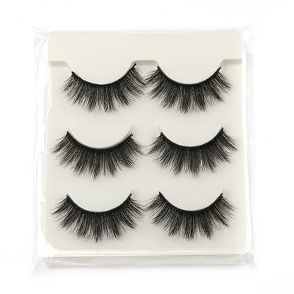 SHIDISHANGPIN 3D Half Cat Eye Lashes – Natural Winged Fox Faux Mink Eyelashes for Makeup