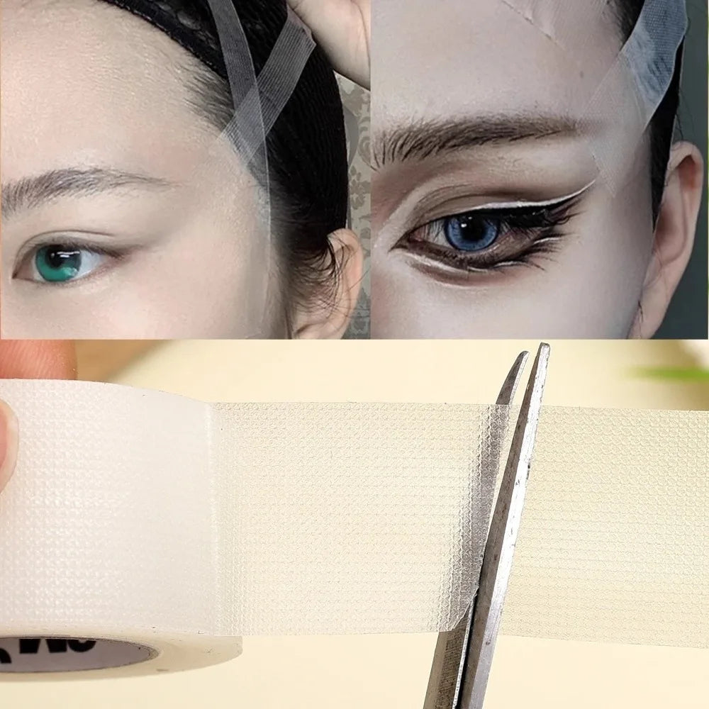 8M PE Facial Tape Roll – Transparent Makeup Lifting Tape for Wrinkle Coverage, Double Eyelids and Cosplay Styling