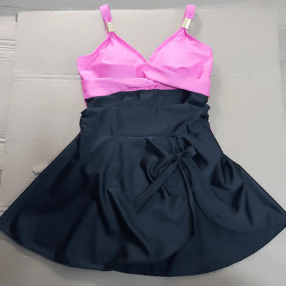 Women’s Swimdress One-Piece – 8 Colors, Tummy Control, Ruched & Cross Slim Fit Swimwear, Comfortable Sexy Beachwear 2025