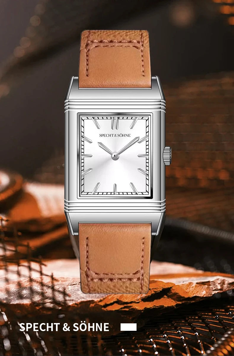 2025 Specht & Söhne Men’s Quartz Watch — 24MM 316L Stainless Steel, Sapphire Crystal, Waterproof Wristwatch