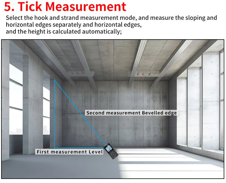 Snakol 120M Green Laser Tape Measure — High Accuracy Digital Distance Meter & Electronic Ruler