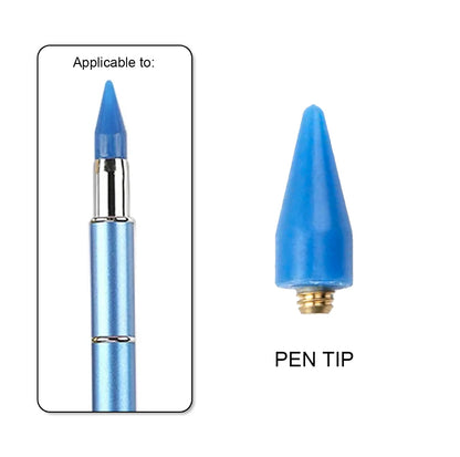 New Diamond Painting Pen Tool – Double-Head Multifunctional Nail Pen, Metal Material, Diamond Painting Accessories