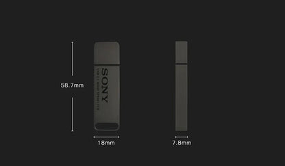 SONY High-Speed PenDrive – 2TB, 1TB, 512GB, 256GB USB Flash Drive for Xiaomi Phones, Portable Metal USB Stick