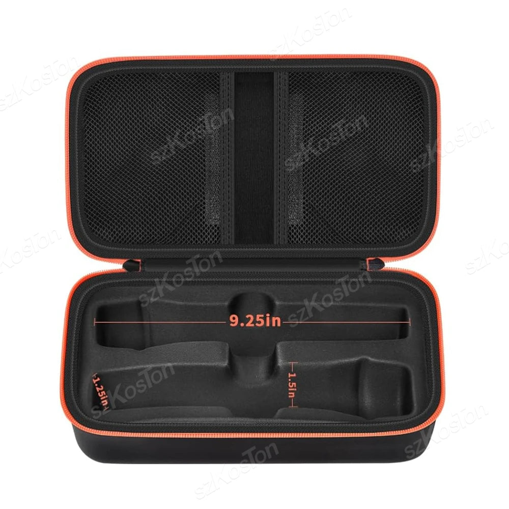Portable EVA Wireless Microphone Carrying Case – Compatible with JBL Dual Mic System for Travel, Camping & Trips