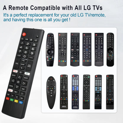 LG AKB75675304 TV Remote Control - Compatible with 32LM5620BPUA, 32LM570BPUA, 32LM620BPUA & 32LM630B TVs
