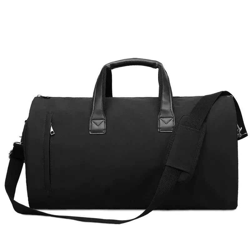 Convertible Garment Bag for Travel - Large Capacity Duffel with Shoe Pouch for Weekend & Business Trips (XM130)