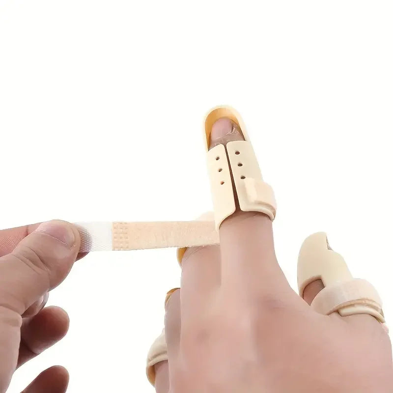 Plastic Finger Splint for Trigger Finger — Thumb Support Brace for Straightening & Injury Protection
