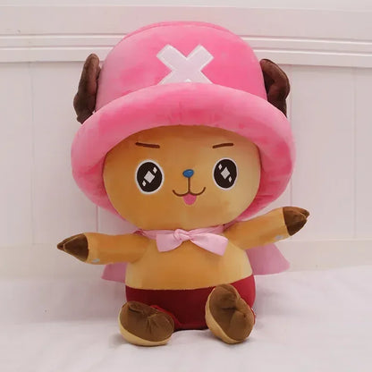 35-70cm One Piece Tony Tony Chopper Plush Doll – Soft Anime Figure, Bedroom Decoration, Sleeping Pillow & Kids Xmas Gift Toy