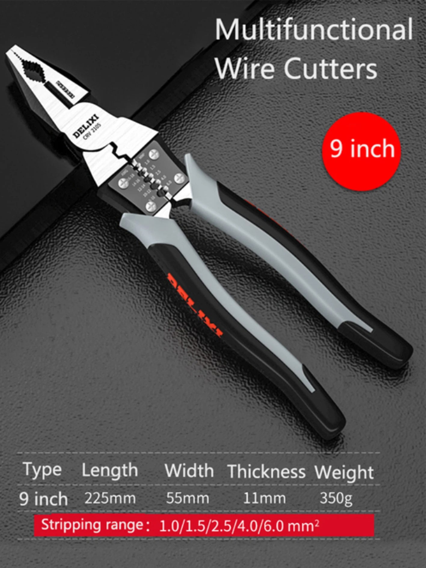 Multifunctional Universal Diagonal & Needle Nose Pliers – Electrician Wire Cutters and Hand Tools