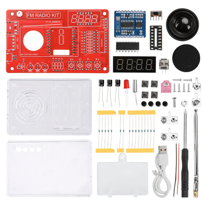 RDA5807 FM Radio DIY Soldering Kit - 87–108MHz Radio Project for STEM Education, School Teaching & Electronics Hobbyists