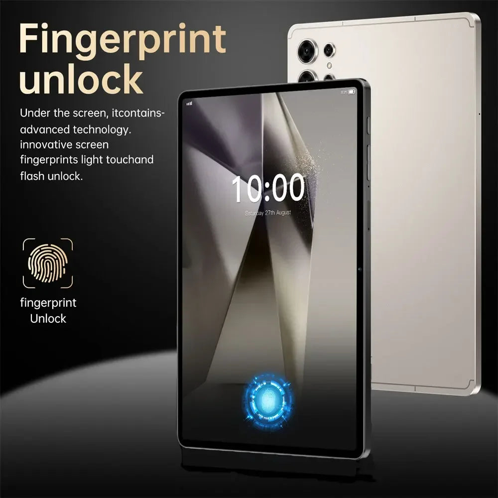 Original Pad 7s Pro 10.1" Tablet – Android 15, 22GB+2TB, 5G Dual SIM, 10000mAh Kids & Global Version