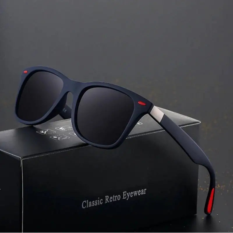 Classic Polarized Sunglasses – Unisex Square Frame Driving & Fishing UV400 Eyewear