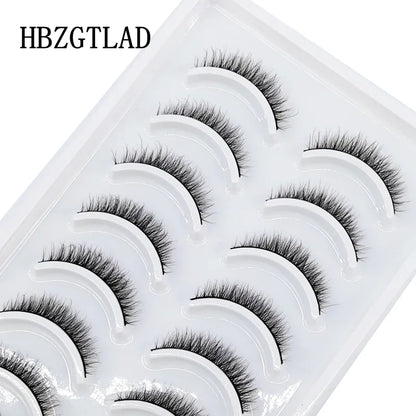 10 Pairs 3D Mink False Eyelashes – Natural Long & Short Lash Extensions Makeup Kit (41 Styles)